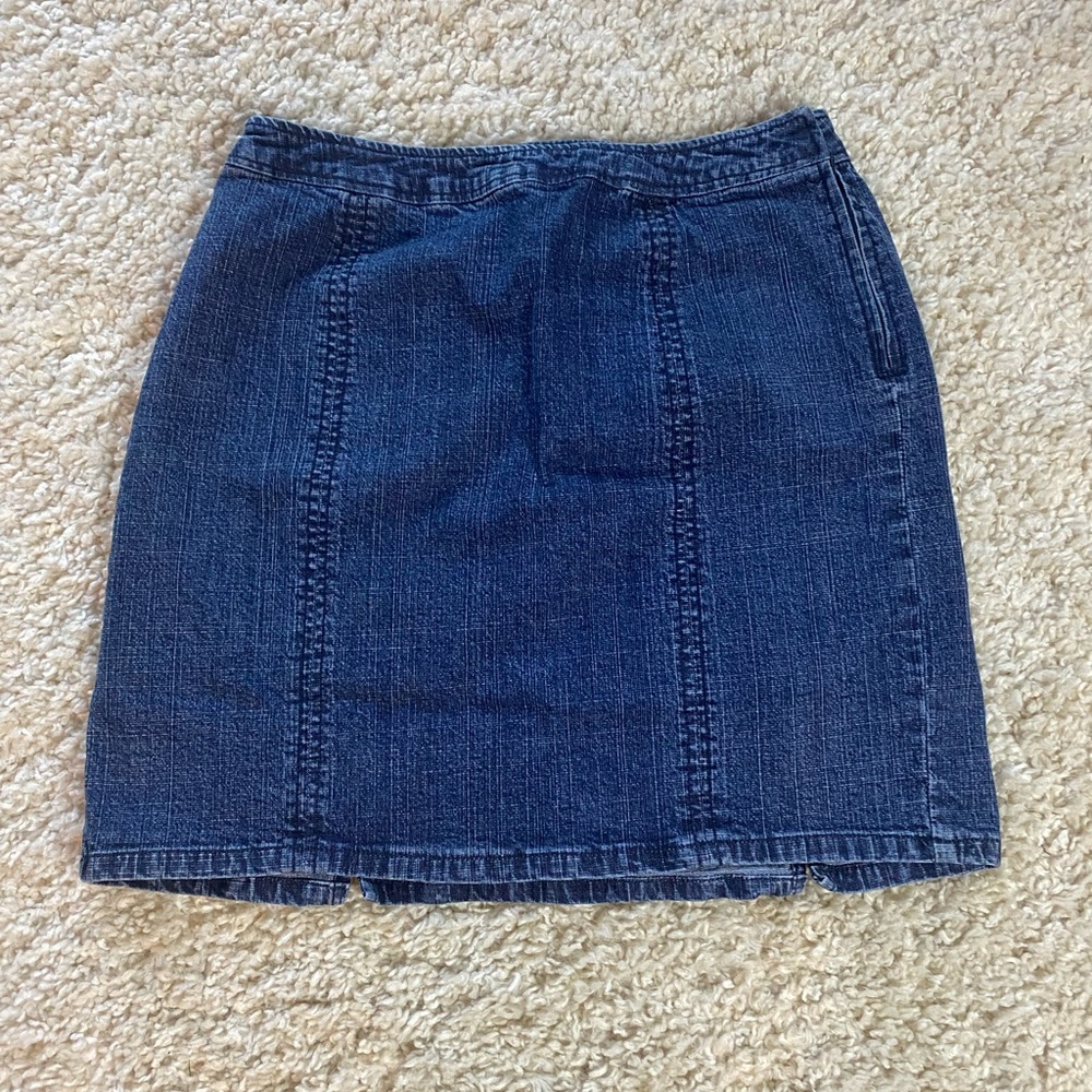 VINTAGE Chadwick’s Denim Mini Skirt